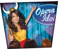 Paula Abdul judges the Opera Idol